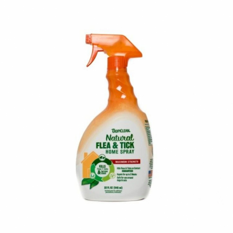 Caini - Spray natural antiparazitar, Tropiclean Flea & Tick for Home, 946ml