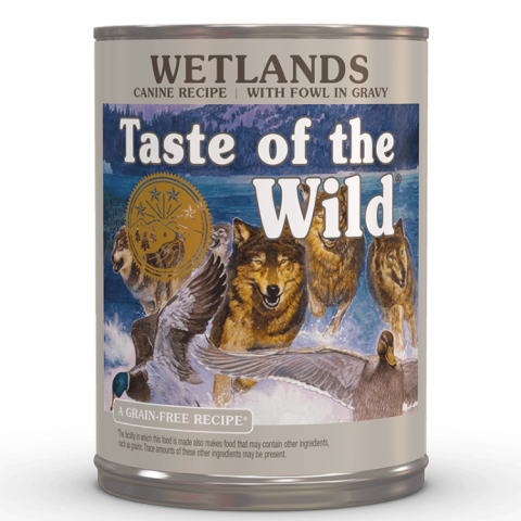 Caini - Taste of the Wild Wetlands Canine Recipe, 390 g