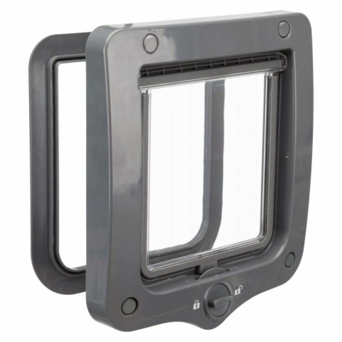 Pisici - Usa Batanta 2Way Pisica 20x22 cm Gri 44202
