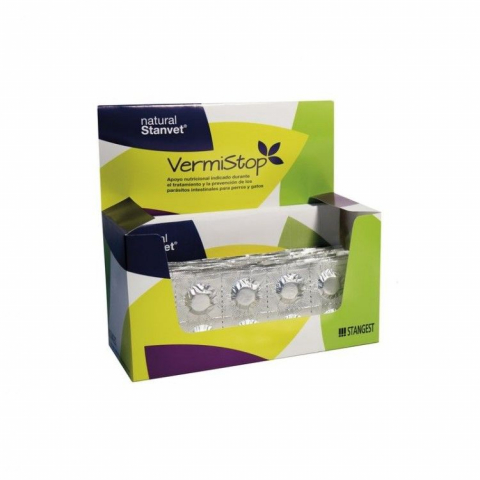 Pisici - Vermistop blister, 10 tablete