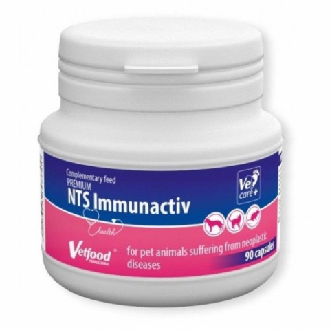 Pisici - VetFood NTS Diet Immunactiv Anticahectic, 120 capsule
