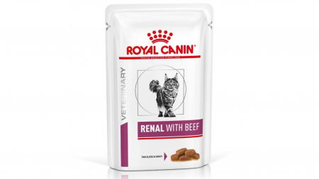 Diete Pisici - ROYAL CANIN Renal Beef (VITA) Cat PLIC 85g