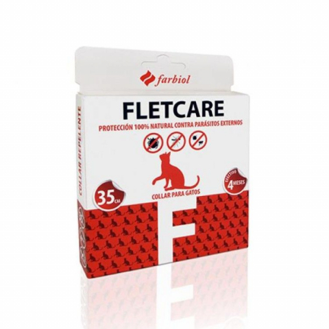 Pisici - Zgarda antiparazitara pisici, Fletcare, 35 cm