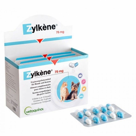 Pisici - ZYLKENE 75 mg x 10 caps (folie)