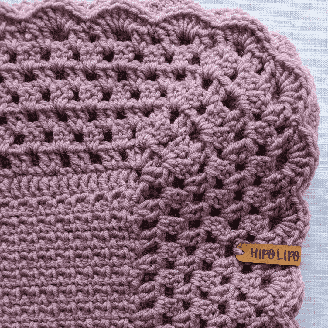 Paturici bebelusi din lana merinos crosetate manual