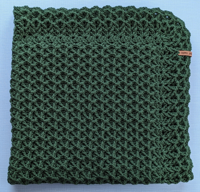 Păturică croșetată manual din lână merinos [1]
