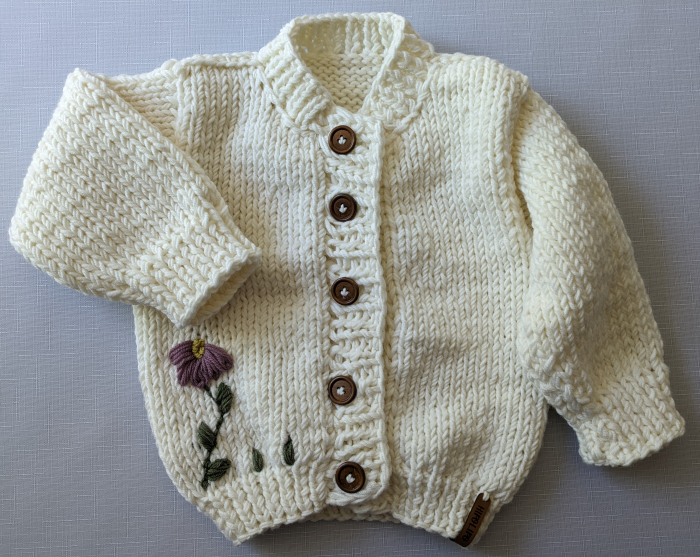 Cardigan din lână merinos [2]