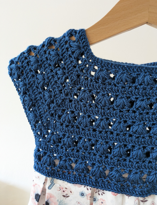 Rochie fetițe din poplin și lână merinos [3]