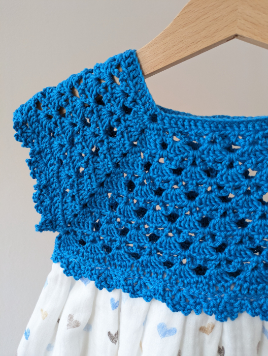 Rochie fetițe din muselină și lână merinos [2]