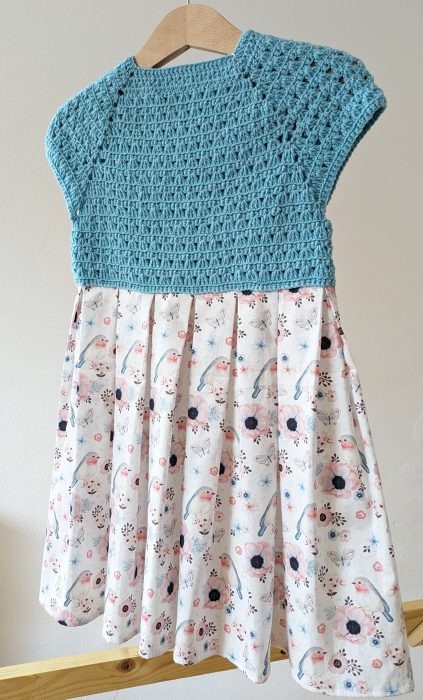 Rochie fetițe din poplin și lână merinos [1]