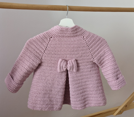 Îmbrăcăminte - Palton tricotat manual din lână merinos