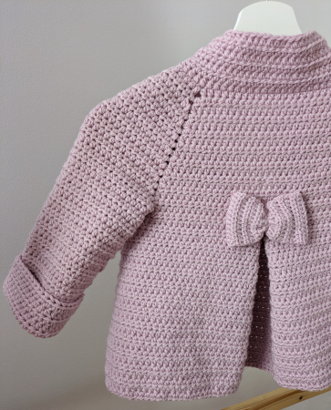 Palton tricotat manual din lână merinos [1]