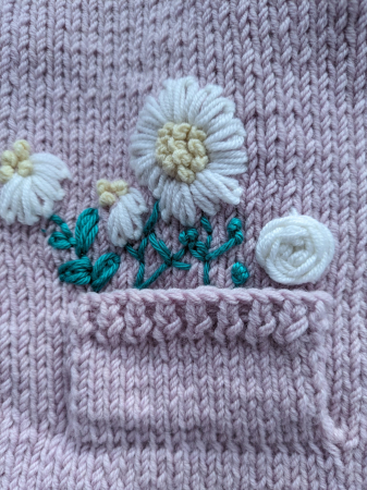 Cardigan tricotat manual din lână merino [3]