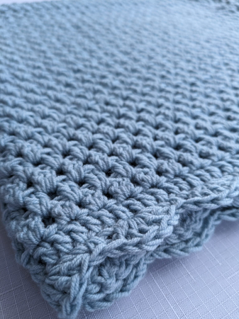 Păturică croșetată manual din lână merinos [2]