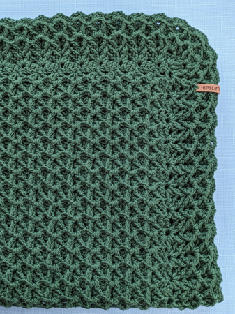 Păturică croșetată manual din lână merinos [1]