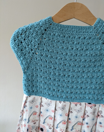 Rochie fetițe din poplin și lână merinos [1]