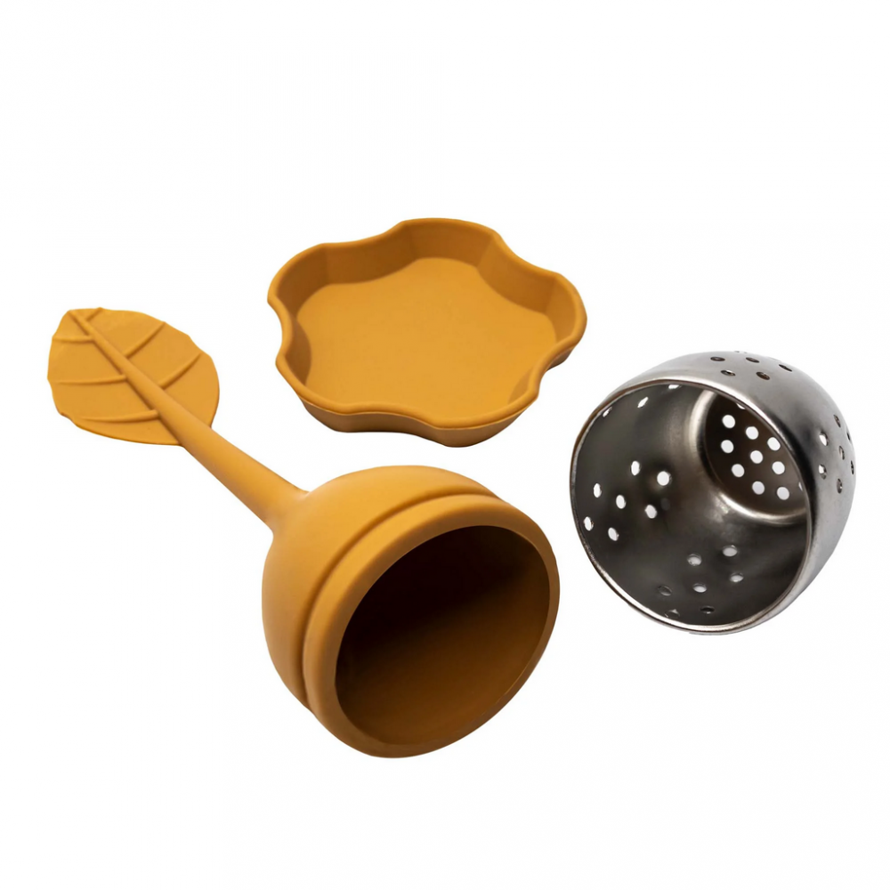 Set de 2 infuzoare pentru ceai, silicon / otel inoxidabil [5]