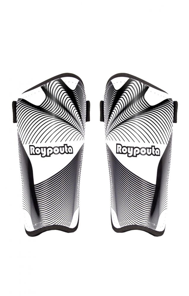Apărători Tibie pentru Fotbal, Protecție pentru Copii și Adulți, Mărimea S, Alb/negru, 120-140cm, 1RP5 [1]
