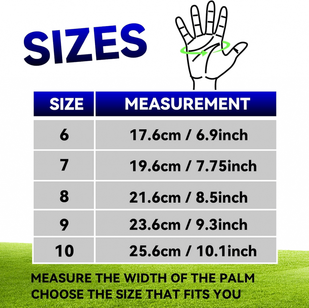 Manusi de Portar, WECDOIT, pentru Fotbal, Copii si Adulti, Reglabile, Protectie multipla degete, Palma Anti - Alunecare, Rezistente la uzura, marime 9, Alb/ Turcoaz [2]