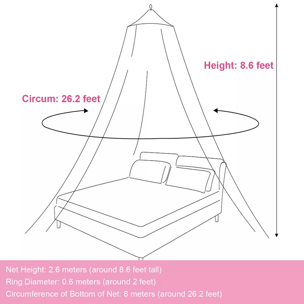 Plasa de tantari tip baldachin pentru pat, Mr. Mosquito's, alb/transparent [6]