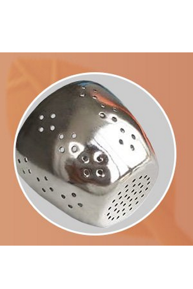 Set de 2 infuzoare pentru ceai, silicon / otel inoxidabil [6]