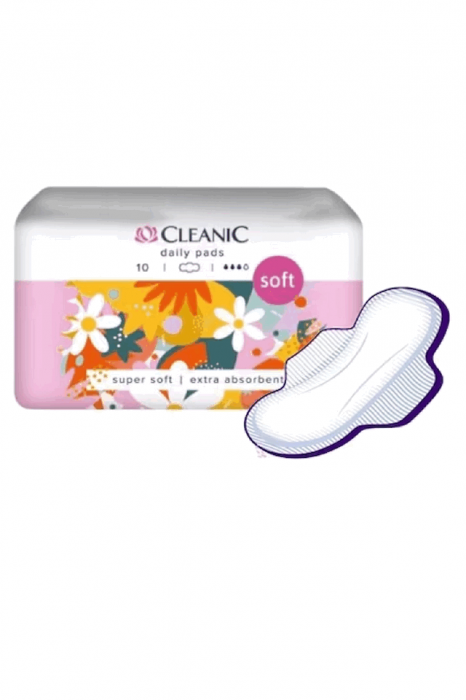 Absorbante pentru zi, Cleanic, Super Soft, 10 bucati [2]
