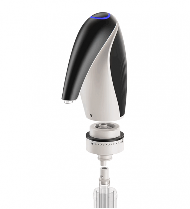 Aerator, Dispenser, Conservator si Decantor Automat Electric pentru Sticla de Vin, Profesional, portabil, EASY Making Life Simple, KD -6, reincarcabil USB, negru/alb [4]