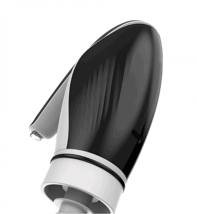 Aerator, Dispenser, Conservator si Decantor Automat Electric pentru Sticla de Vin, Profesional, portabil, EASY Making Life Simple, KD -6, reincarcabil USB, negru/alb [5]