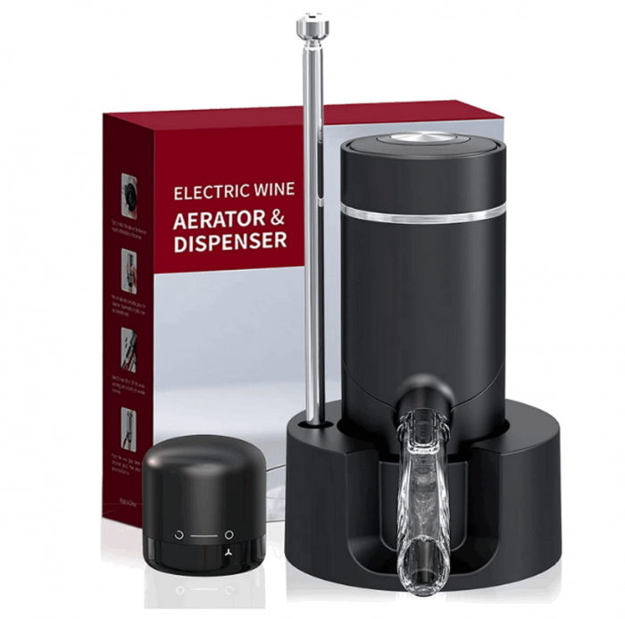 Aerator si Dispenser Automat Electric pentru Sticla de Vin, Profesional, portabil, EASY Making Life Simple, MGS-KD -3 [6]