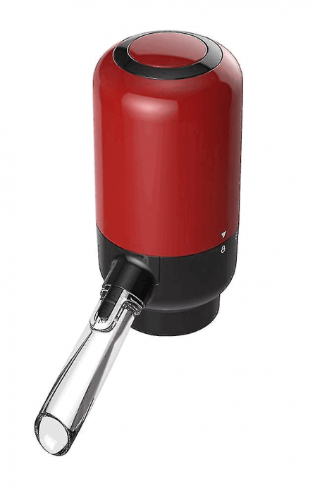 Aerator si Dispenser Automat Electric pentru Sticla de Vin, Profesional, portabil, EASY Making Life Simple, MGS-KD -3, Rosu [8]