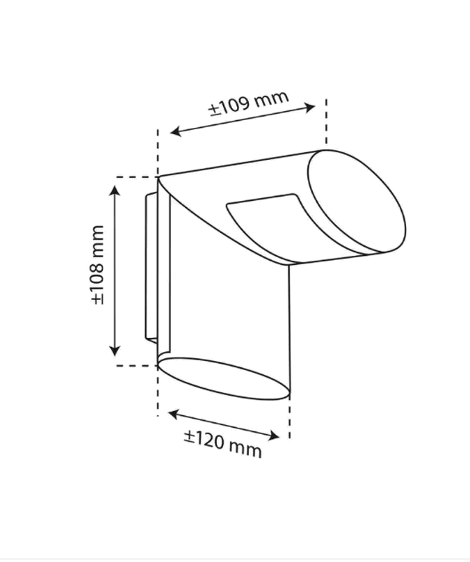 Aplica de exterior cu led Ranex Preben gri [3]