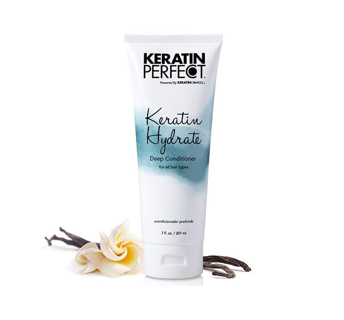 Balsam Keratin Perfect Hydrate Deep pentru toate tipurile de par, alb, 200 ml [2]