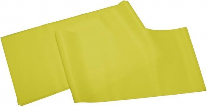 Banda de fitness BellaPlay, galben, 120cmx15cmx0,35 mm [1]