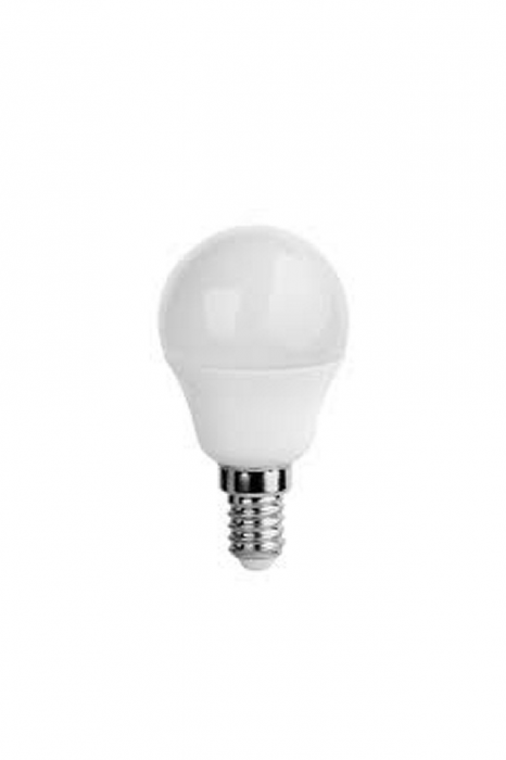 Bec LED sferic, 5W, E14, 3000K , 420lm, 220-240V, SK Led [1]