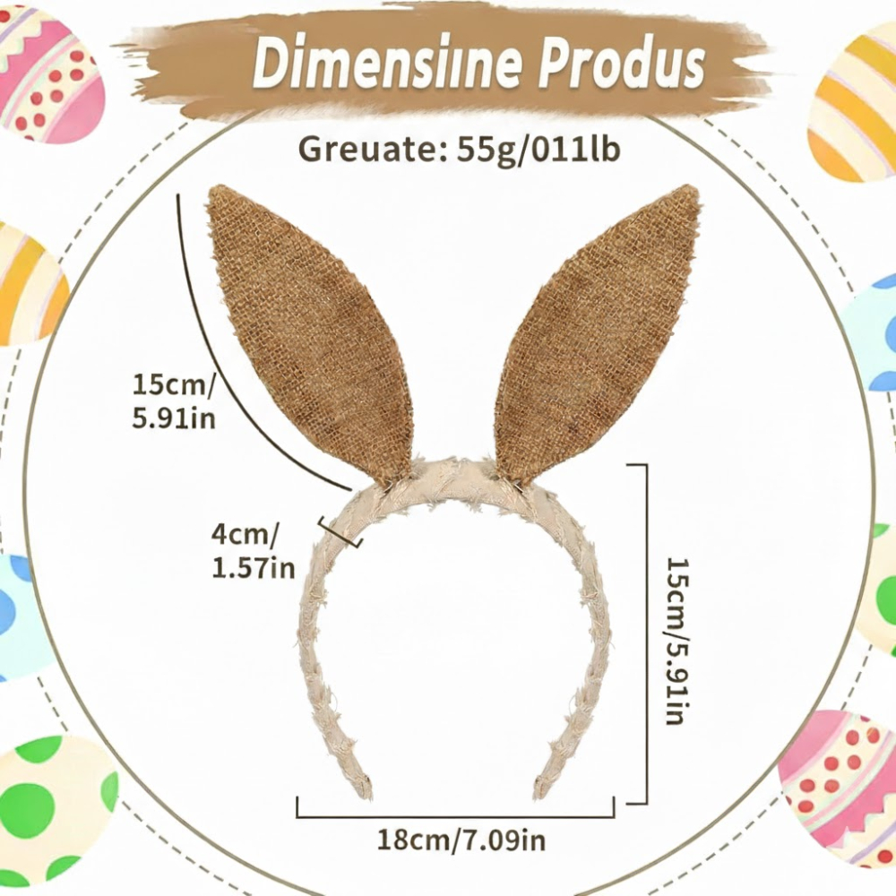 bentita-urechi-iepuras-in-vintage-maro [3]