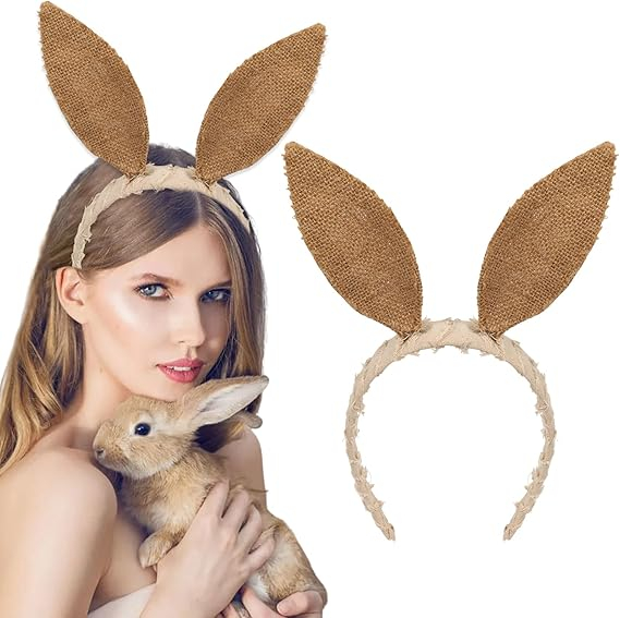 bentita-urechi-iepuras-in-vintage-maro [4]