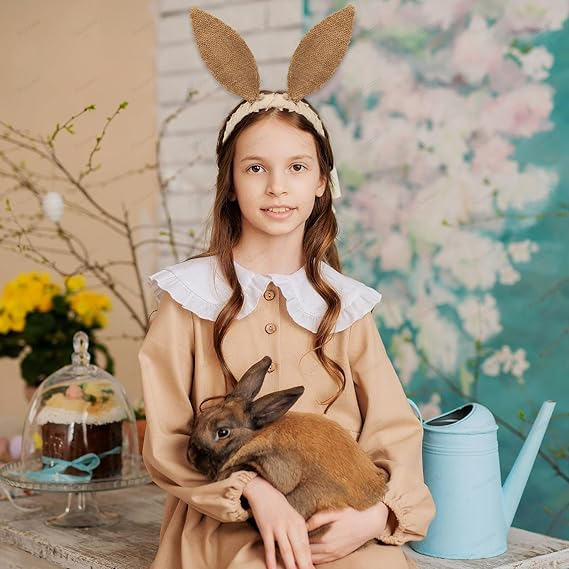 bentita-urechi-iepuras-in-vintage-maro [2]