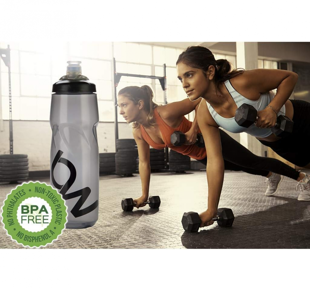 Bidon apă pentru bicicletă PFLege, 750 ml, fără BPA, anticurgere, ideal pentru ciclism, sală, exterior şi sport [6]