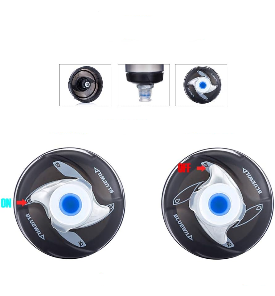 Bidon apă pentru bicicletă PFLege, 750 ml, fără BPA, anticurgere, ideal pentru ciclism, sală, exterior şi sport [4]