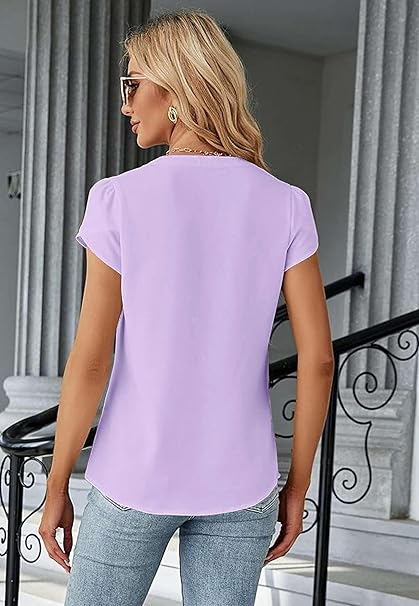 bluza-eleganta-dama-decolteu-v-plisat-teesho [3]