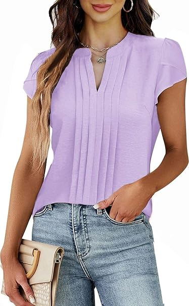 bluza-eleganta-dama-decolteu-v-plisat-teesho [2]