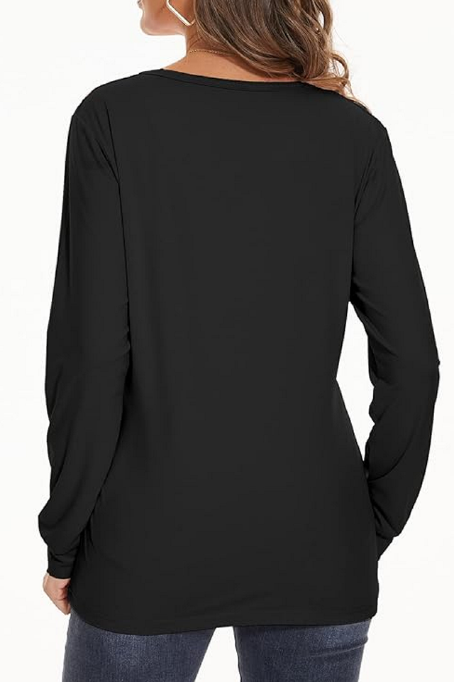 Bluză Termică pentru Femei KINGFEN, Căptușită cu Fleece, Călduroasă și Respirabilă, negru, marime M [2]