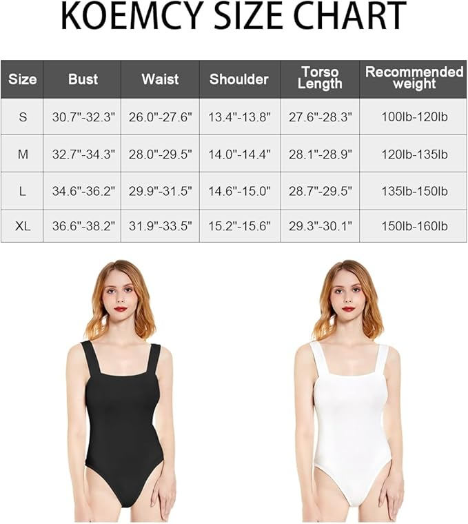 Body Dama Elegant Negru, Fără Mâneci, Decolteu Pătrat, Talie Elastică, Design Thong [7]
