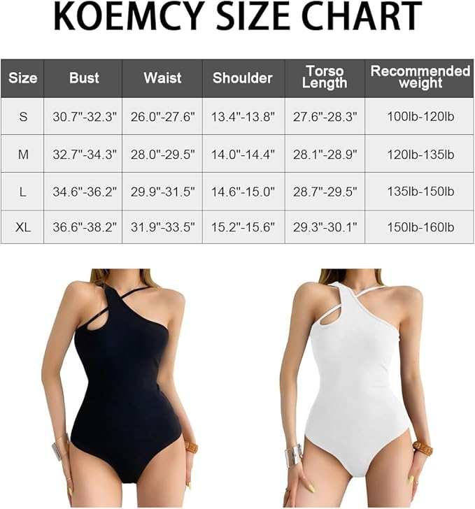 Body Dama Negru cu Bretele Încrucișate, Model Asimetric fără Mâneci, Slim Fit, Material Elastic cu Textură Ripsată, Mărimea XL [7]
