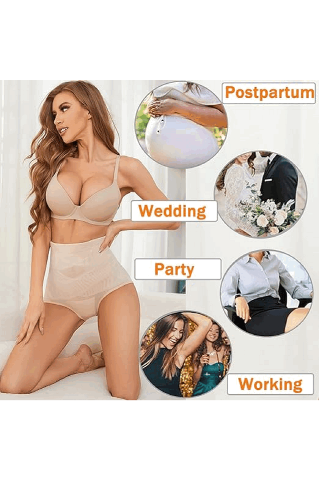Body modelator pentru abdomen și talie,Weisangmi , Bej [5]
