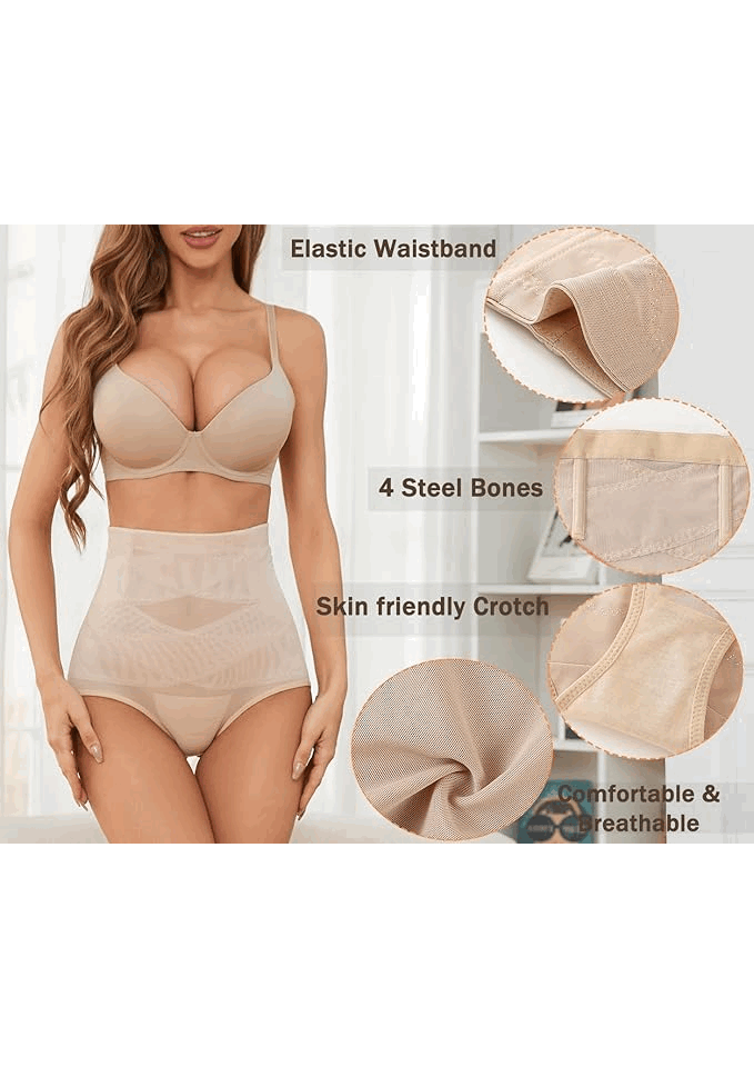 Body modelator pentru abdomen și talie,Weisangmi , Bej [4]