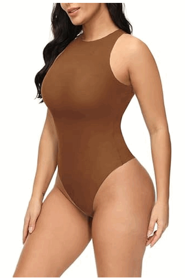 Body pentru femei, elegant și sexy,  RIOJOY, maro, marime [1]