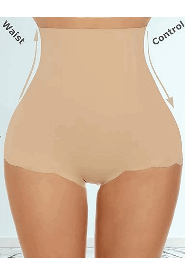 Body Shaper cu talie înaltă și control al abdomenului, Besdel, nude, marime S, M64J5 [4]