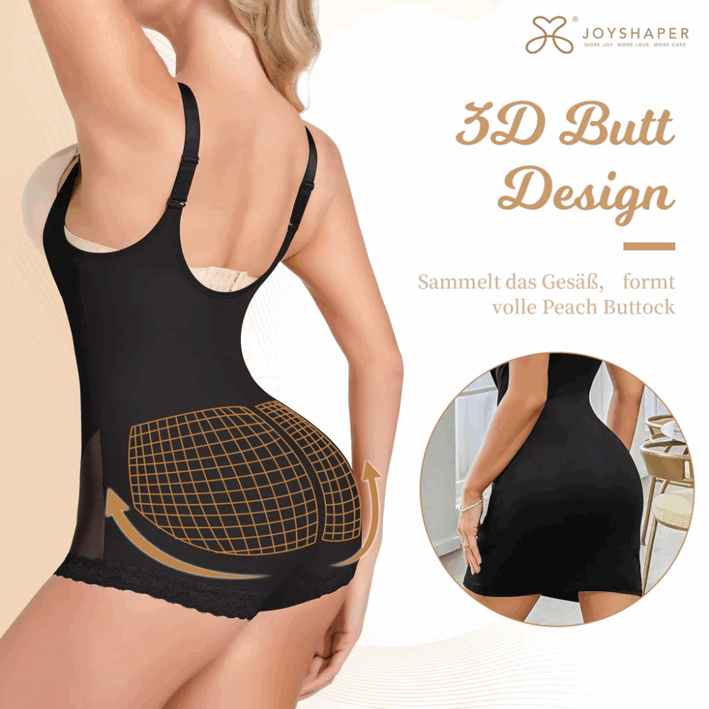 Body-ul modelator cu bretele subtiri fara cusatura, Joyshaper, negru, XL, 2UIDN [4]