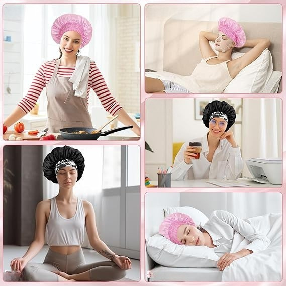 boneta-dormit-satin-set-2-bucati-elastice-cadou-negru-roz-coolon [2]